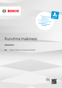 Kullanım kılavuzu Bosch WQK242C0TR Kurutma makinesi