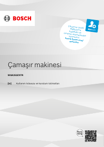 Kullanım kılavuzu Bosch WGK252ZXTR Çamaşır makinesi