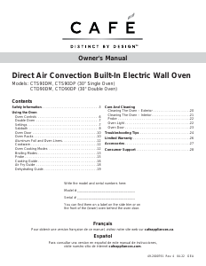 Handleiding Café CTD90DP4NW2 Oven