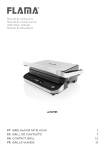 Manual de uso Flama 4585FL Grill de contacto
