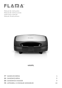 Manual de uso Flama 4969FL Grill de contacto