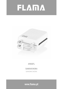 Manual de uso Flama 4900FL Grill de contacto
