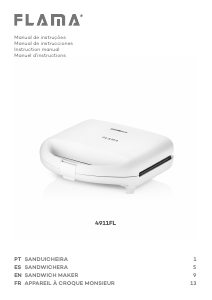 Handleiding Flama 4911FL Contactgrill