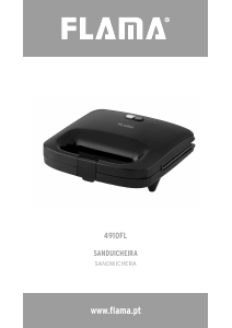 Manual de uso Flama 4910FL Grill de contacto