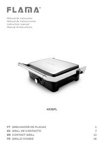 Handleiding Flama 4521FL Contactgrill