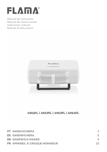 Manual de uso Flama 4963FL Grill de contacto