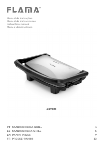 Manual de uso Flama 4979FL Grill de contacto