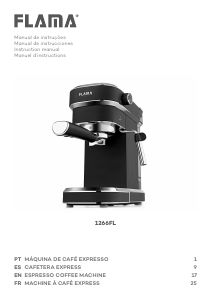 Manual Flama 1266FL Máquina de café expresso