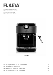 Manual de uso Flama 1221FL Máquina de café espresso