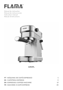 Manual de uso Flama 1256FL Máquina de café espresso