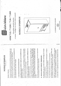 Mode d’emploi e.l.m. leblanc GVM 7.28H Chaudière à gaz