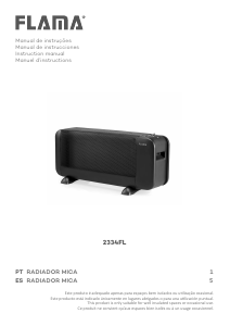 Manual de uso Flama 2334FL Calefactor
