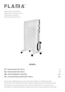 Manual Flama 2330FL Aquecedor
