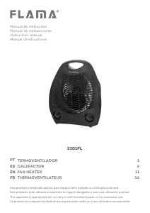 Manual Flama 2301FL Aquecedor