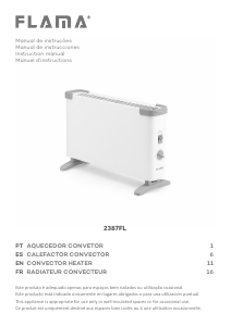 Manual de uso Flama 2387FL Calefactor