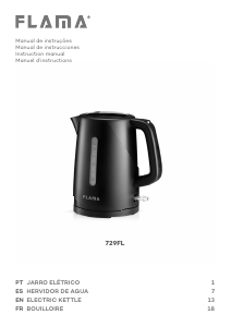 Manual de uso Flama 729FL Hervidor