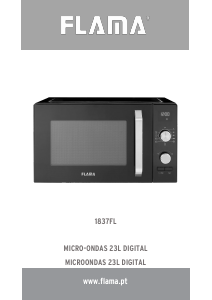 Manual de uso Flama 1837FL Microondas