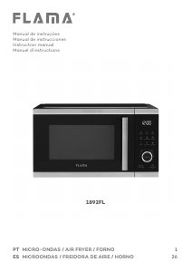Manual Flama 1892FL Micro-onda