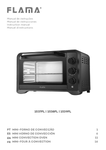 Manual de uso Flama 1539FL Horno
