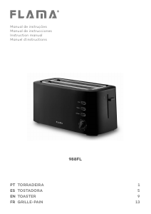 Manual de uso Flama 988FL Tostador