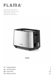 Manual de uso Flama 961FL Tostador