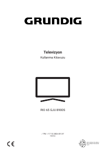 Kullanım kılavuzu Grundig Rio 65 GJU 8900S LED televizyon