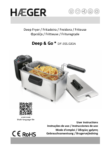Manual Haeger DF-3SS.020A Deep & Go Fritadeira