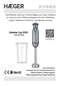 Brugsanvisning Haeger HB-10G.029A Extreme Cup Stavblender