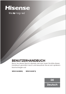 Bedienungsanleitung Hisense WD5I1045BWQ Waschtrockner