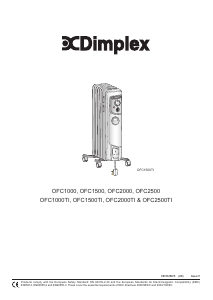 Manual Dimplex OFC1000 Heater