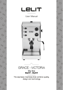 Manuale Lelit PL81T Grace Macchina per espresso