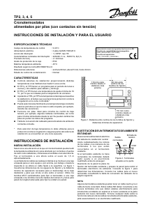 Manual de uso Danfoss TP2 Termostato