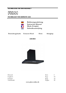 Bruksanvisning PKM 6004BH Köksfläkt