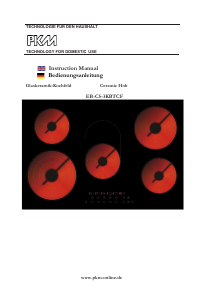 Handleiding PKM EB-C5-3KBTCF Kookplaat