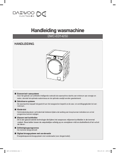 Handleiding Daewoo DWC-ED14250 Wasmachine