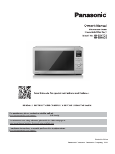 Bruksanvisning Panasonic NN-SD46QSD Mikrovågsugn