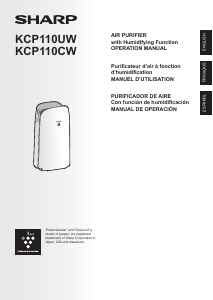 Manual Sharp KCP110CW Air Purifier