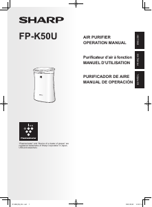 Manual de uso Sharp FP-K50U-W Purificador de aire