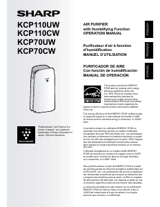 Manual Sharp KCP110UW Air Purifier