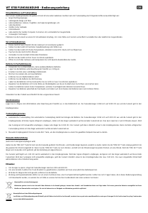 Mode d’emploi Technoline WT 8700 Horloge