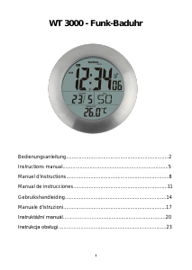 Handleiding Technoline WT 3000 Klok