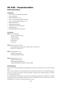 Manual de uso Technoline WS 9180 Estación meteorológica