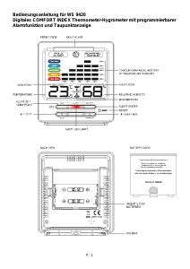 Mode d’emploi Technoline WS 9420 Station météo