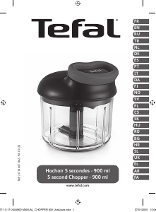 Посібник Tefal K1321224 Подрібнювач