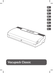 Εγχειρίδιο Tefal YY3106FB Vacupack Classic Στεγανωτικό κενού