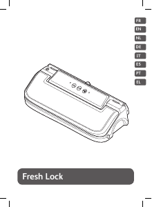 Εγχειρίδιο Tefal VT255010 Fresh Lock Στεγανωτικό κενού