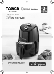 Manual Tower T17087 Deep Fryer