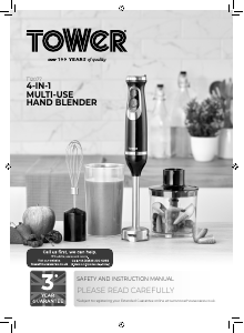 Bruksanvisning Tower T12077 Stavmixer