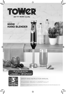 Handleiding Tower T12076 Staafmixer
