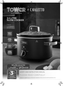Bruksanvisning Tower T16042MNB Slow cooker